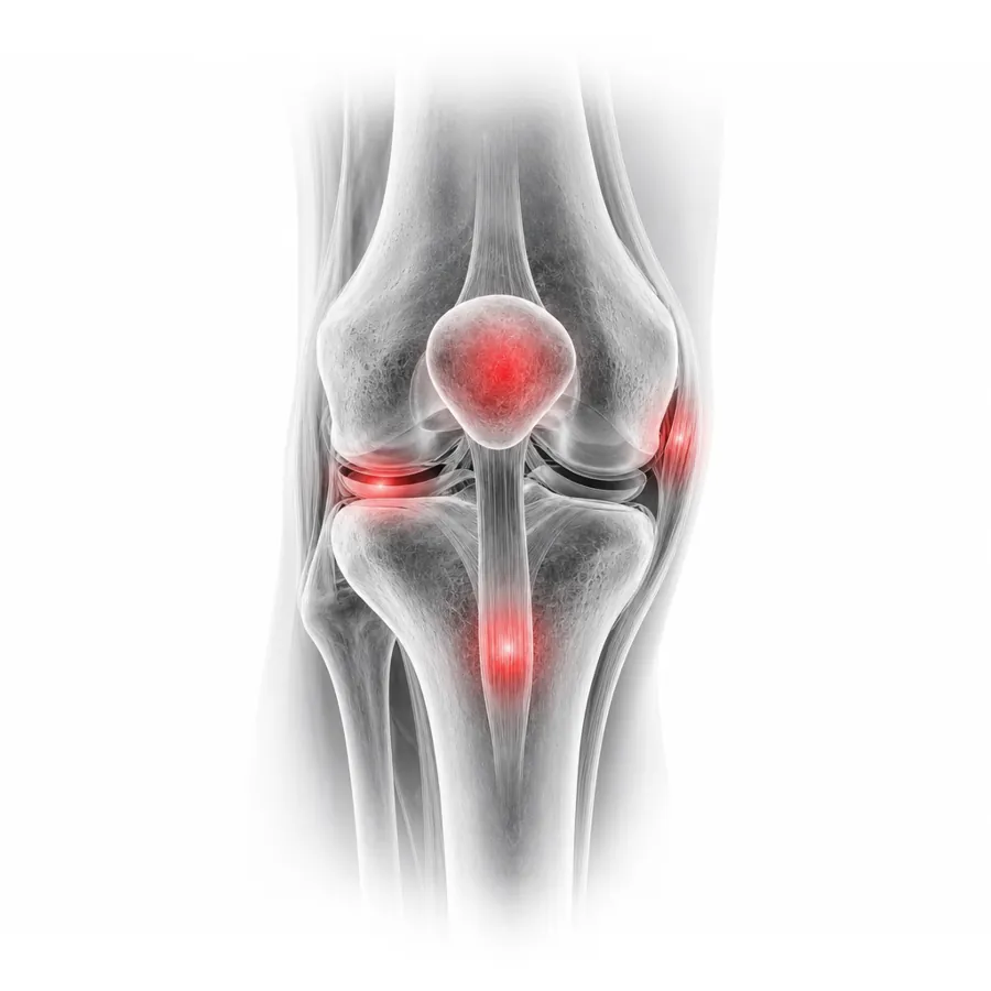 Targeted patella support zones