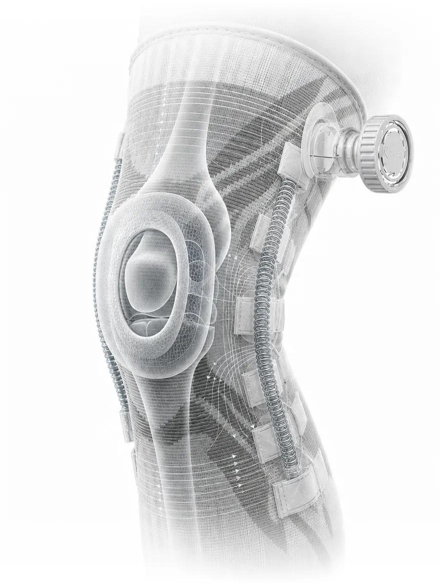 Engineering of the KneeLock Dial support system